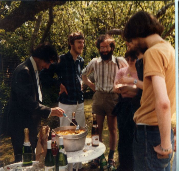 Cambridge studs in the 80s, enjoying a 'down with Thatcher' BBQ