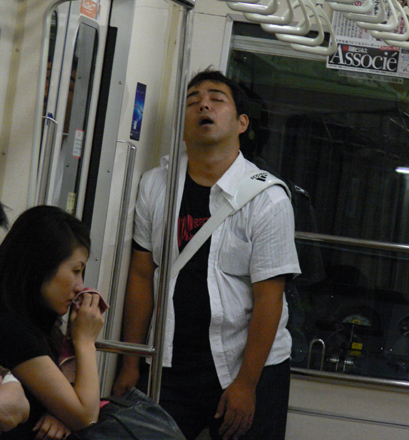 The utopia of public transport napping