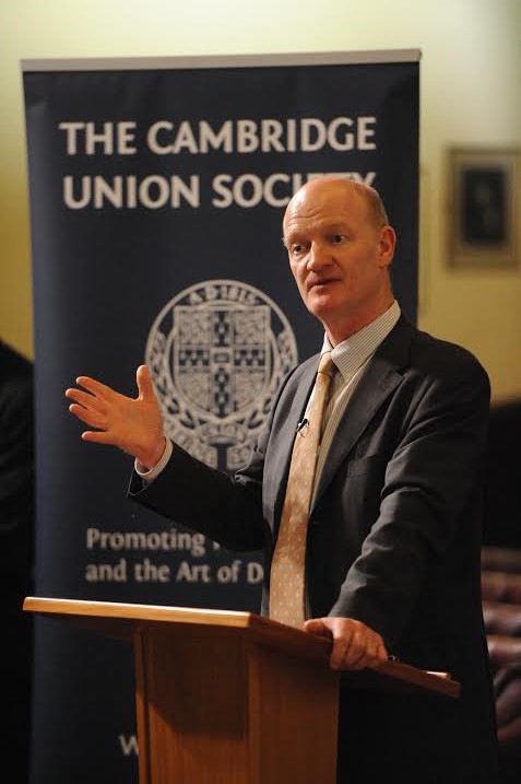 Willetts speaking at the Union on Friday