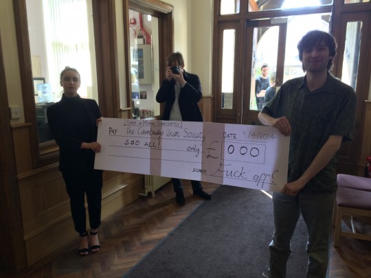 Jessica and Conrad delivering bankable money