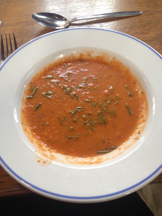 Tomato, the ready salted of soups.