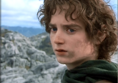 Frodo on Castle Mound, moments before he enters his History of Political Thought exam