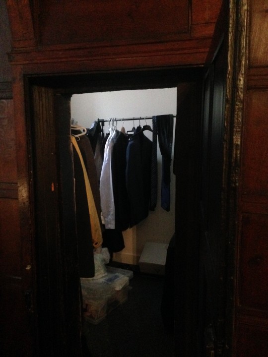 A walk-in wardrobe for that post-negroni pressed trouser