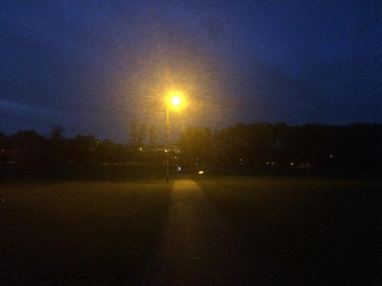Jesus Green at night
