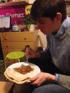 "Not bad for someone who has probably cooked twice in their entire life"