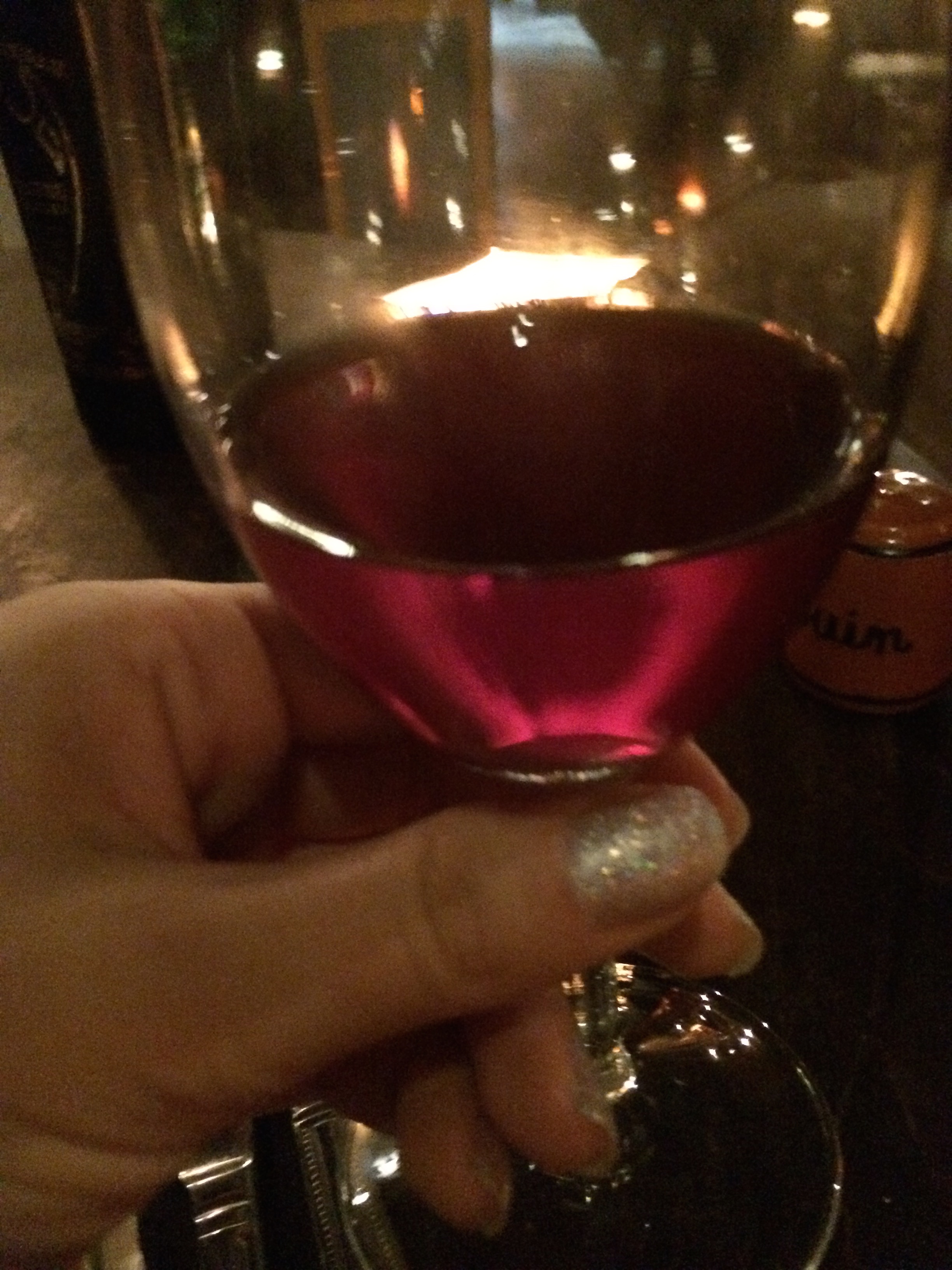 Not sure if red or merely watered-down red