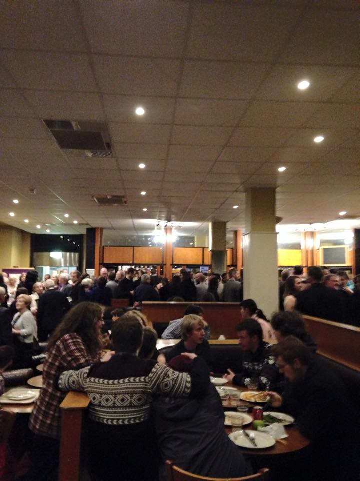 Just LOOK at all those ciswhitemales oppressing those poor, dispossessed students from enjoying their subsidised meals in their enormous JCR