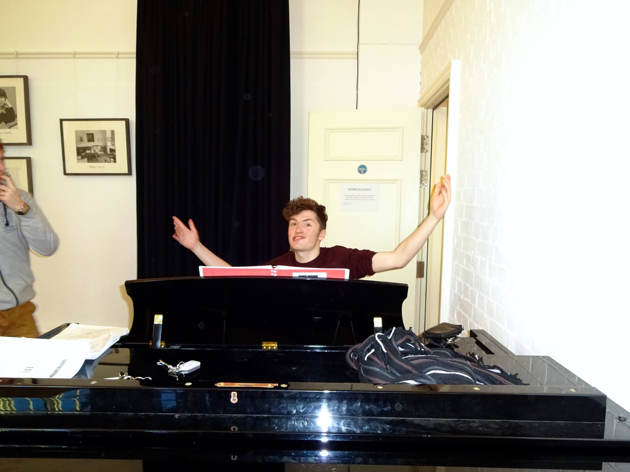 Joe Beighton accompanied the group on the night
