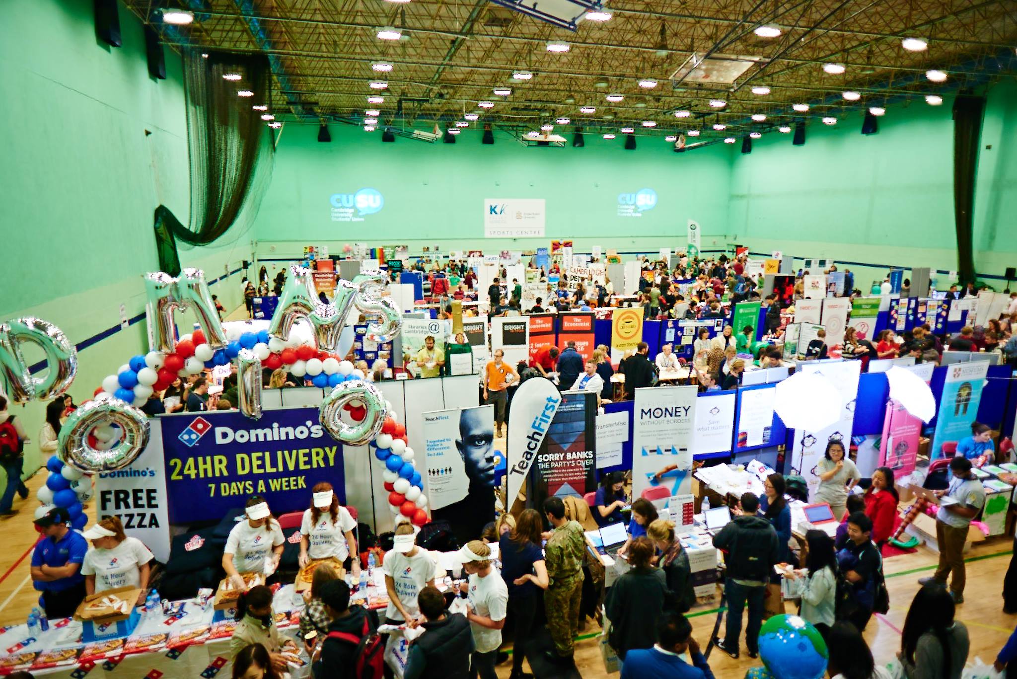CUSU freshers fair. Much freshers. Such fair. CUSU.
