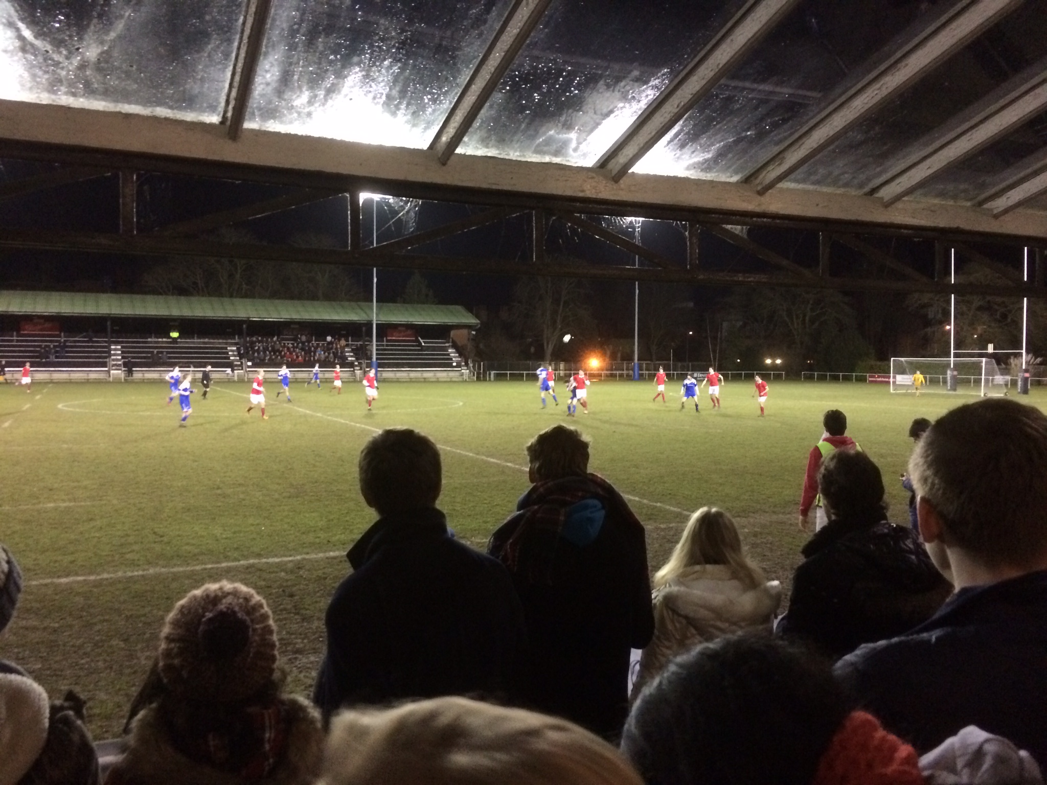 An ariel battle in the midfield