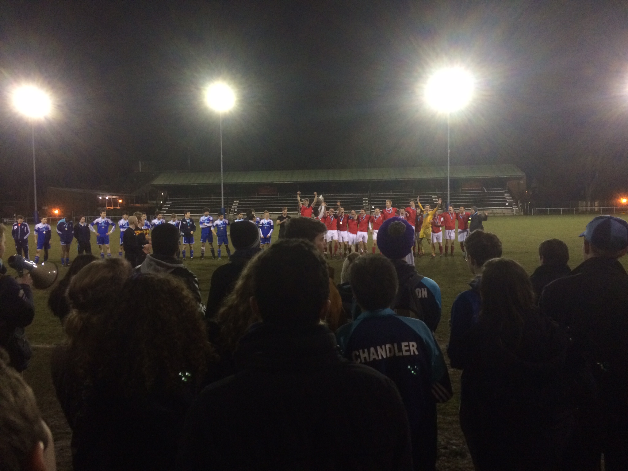 St Johns lift the trophy for the ninth time