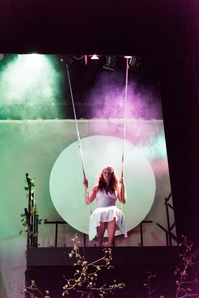 Alice Carlill as the Moon (Photo: Johannes Hjorth)