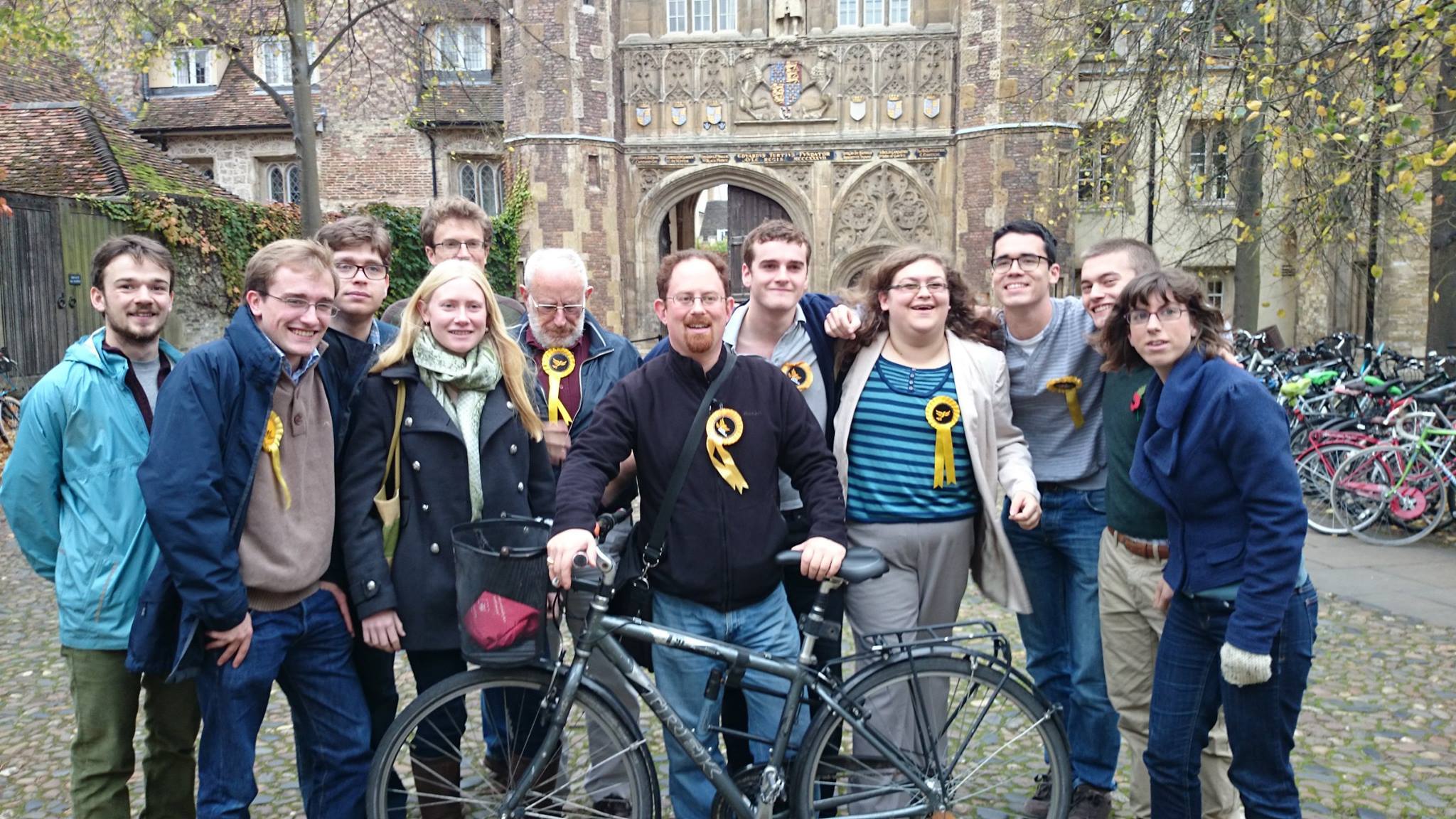 Julian has trouble cycling through town without getting mobbed by hordes of adoring voters.