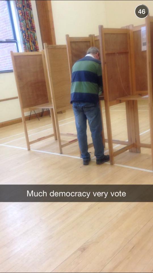Democracy lol #snapit