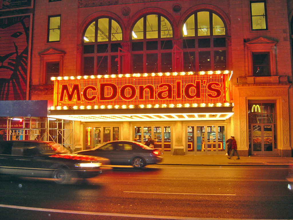 The shining lights of fast food heaven are calling you