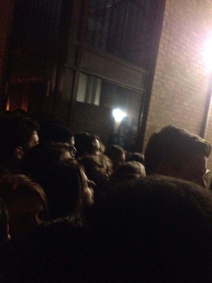 The scene outside Cindies