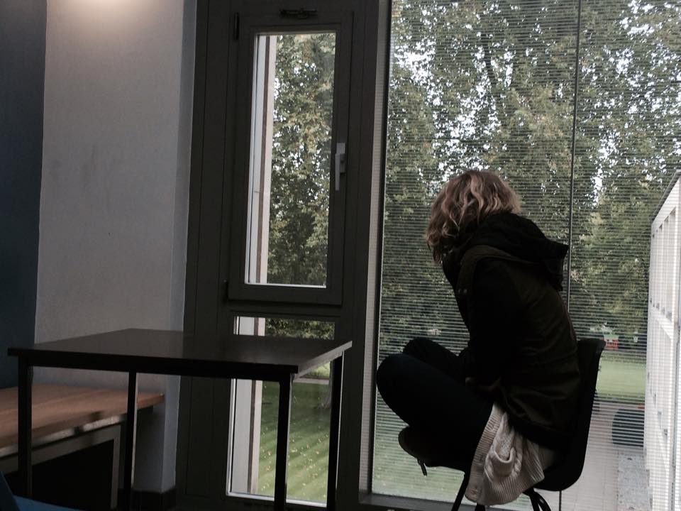 Solemn: a fresher caught up in the crisis