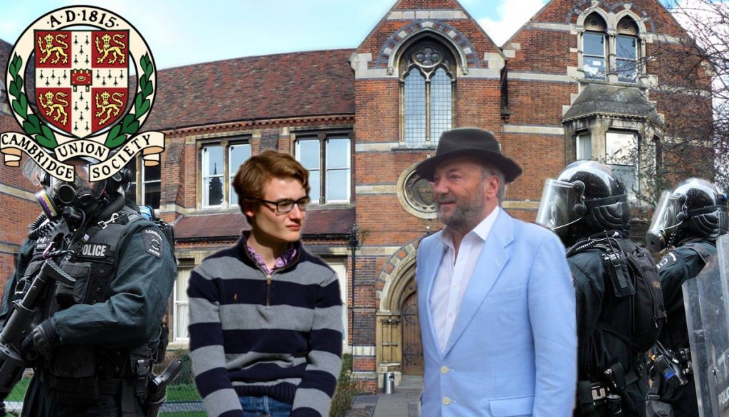 George Galloway, Oliver Mosley and Police / Security at the Union