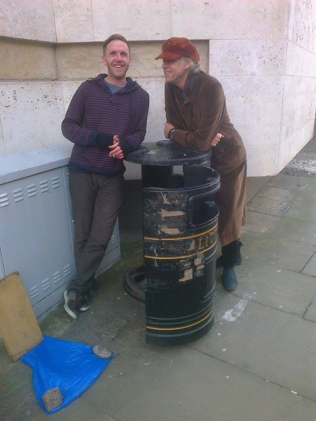 If you aren't claustrophobic, you too could meet Sir Bob Geldof