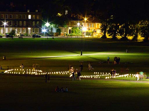 Successful student petitioning managed to get Parker's Piece lit up last year