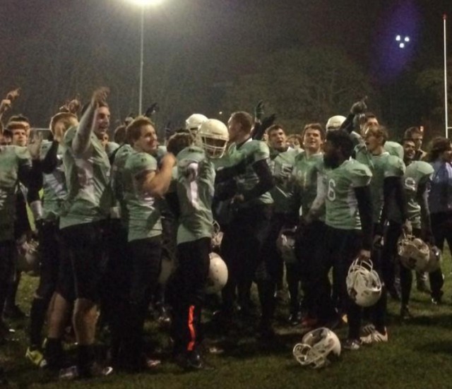 Pythons celebrate last year's Varsity win