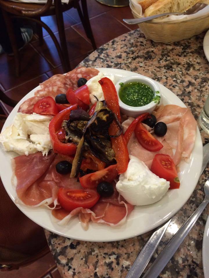 Parma ham, salami, mortadella ham, mozzarella, provolone cheese…mouth watering yet?