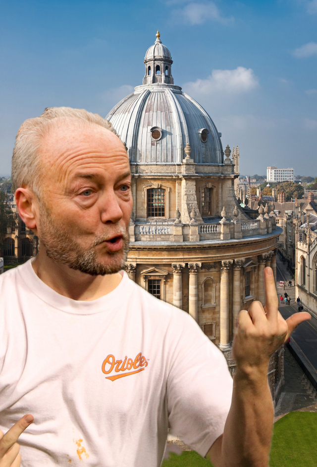 An artist's rendition of his walkout at the Oxford Union