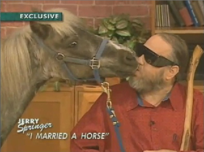 Man married horse