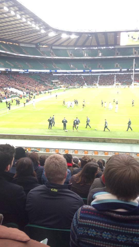 Eyes glued to the pitch