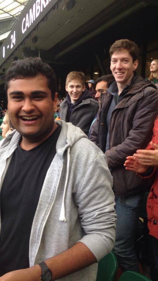 Happy Cambridge fans