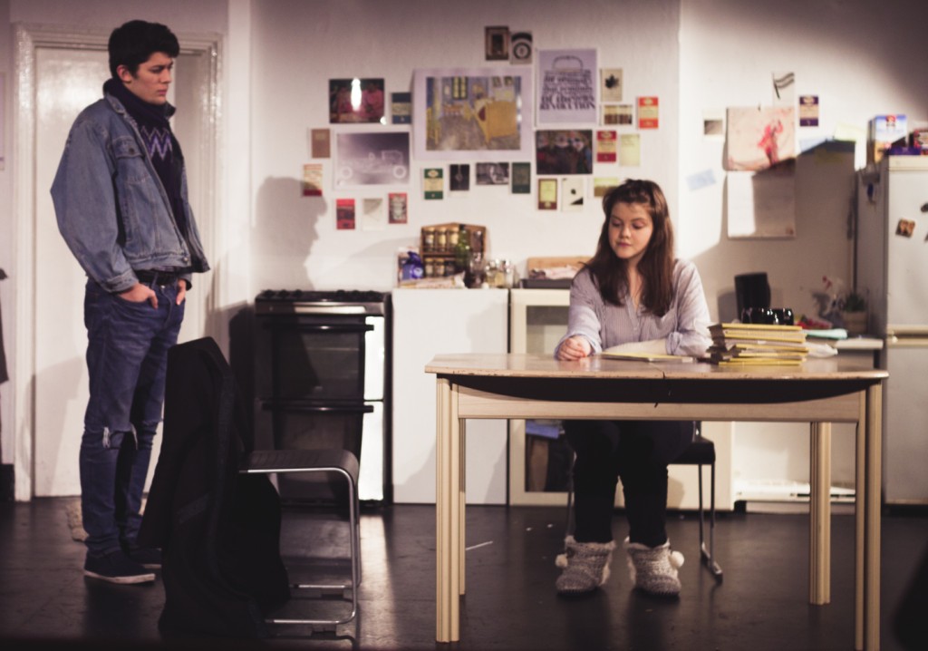 Tom Taplin and Georgie Henley, who offers a 'masterclass in naturalistic acting'. Photo Credit - Gabriel Agranoff.