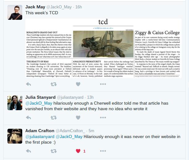 Twitter confusion