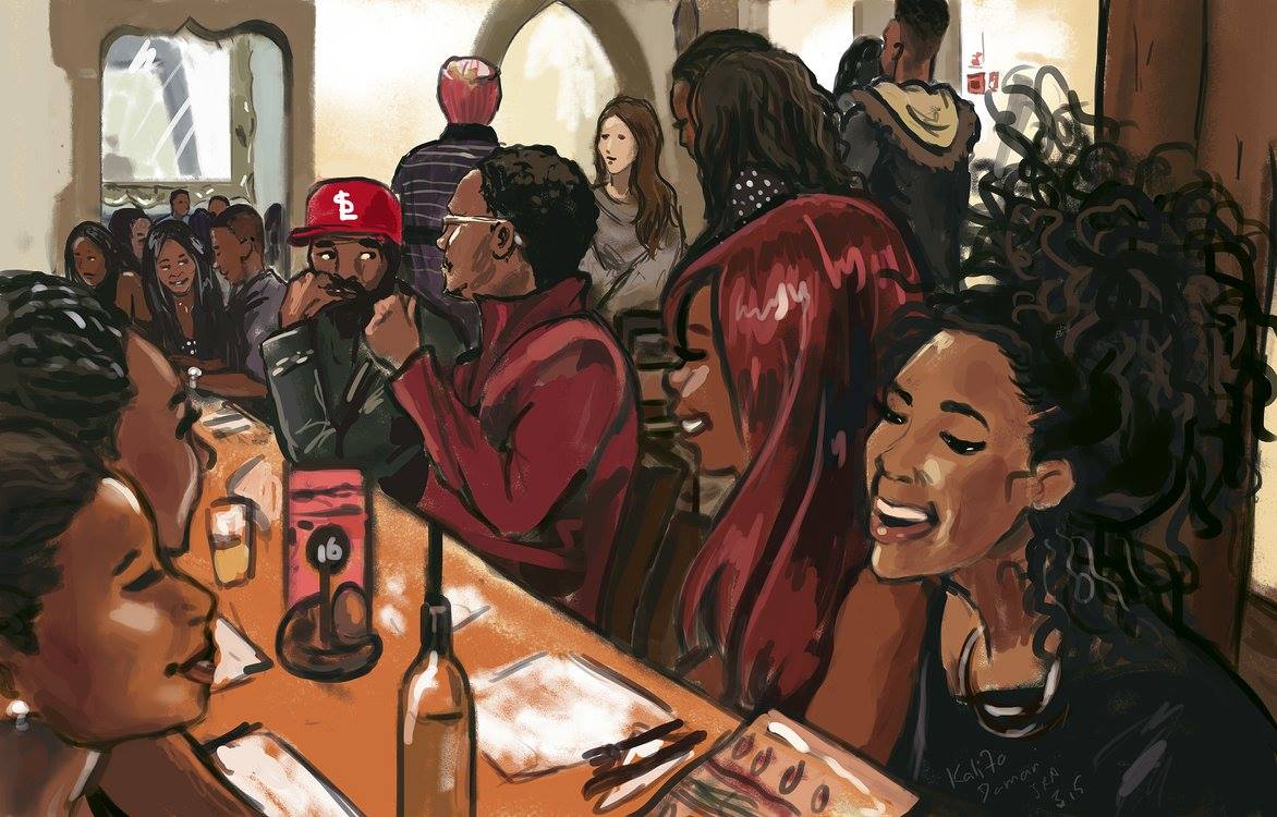A dinner at ACS was the first place in Cambridge I'd seen so many black people in the same room.
