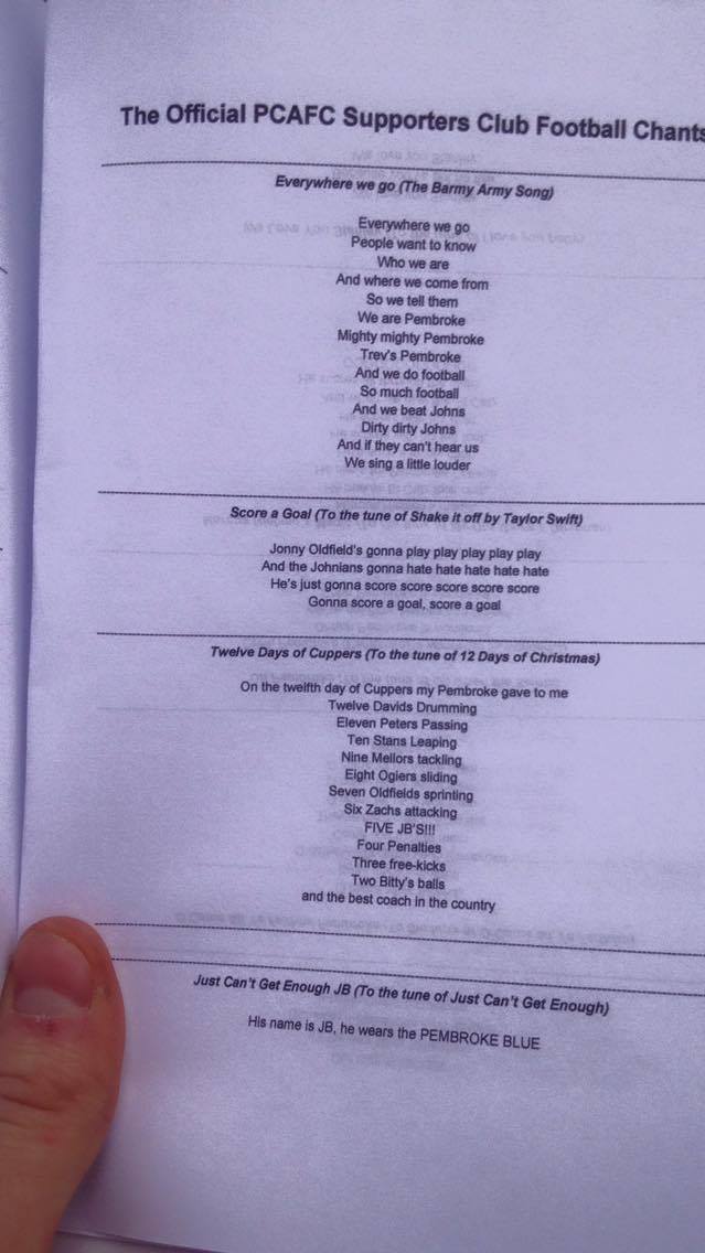 Famous chants