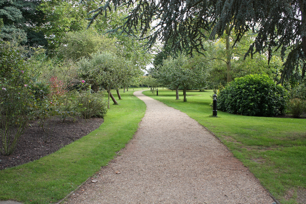 The gardens at Peterhouse offer rather more ... privacy.
