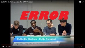CUSU election ERROR