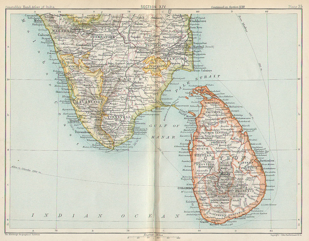 See, we managed to find at least one map that still calls it Ceylon.