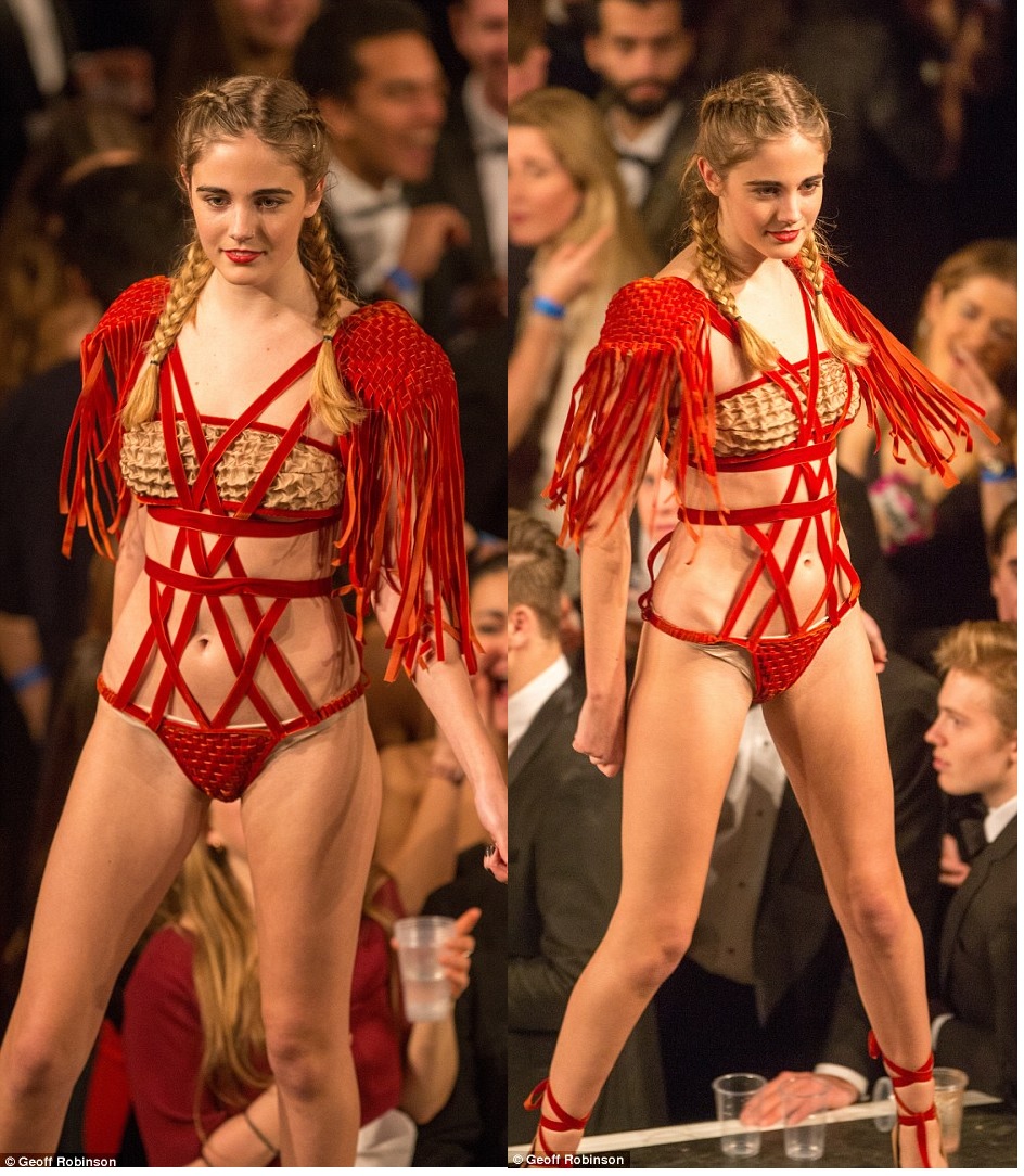 Pippa Bull Fashion Show Bondage Gear