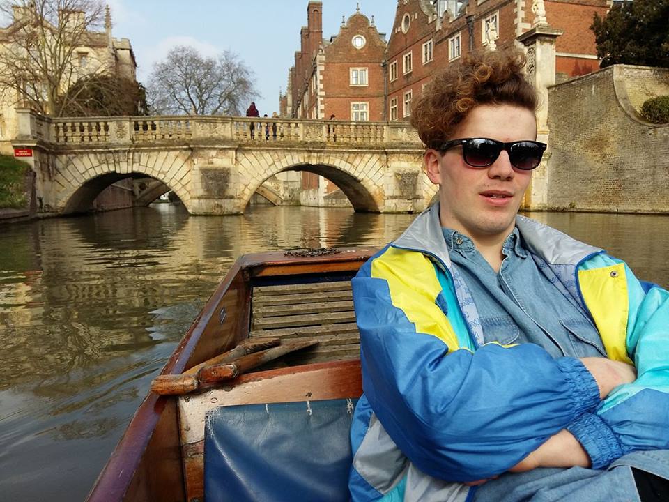 Does this look like someone stressed out by punting to you?