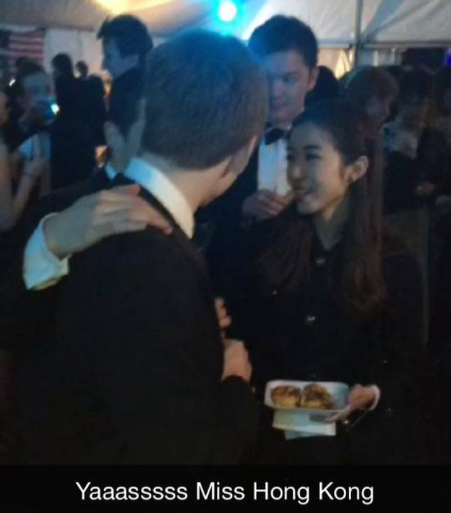 When the President met the Pageant Queen