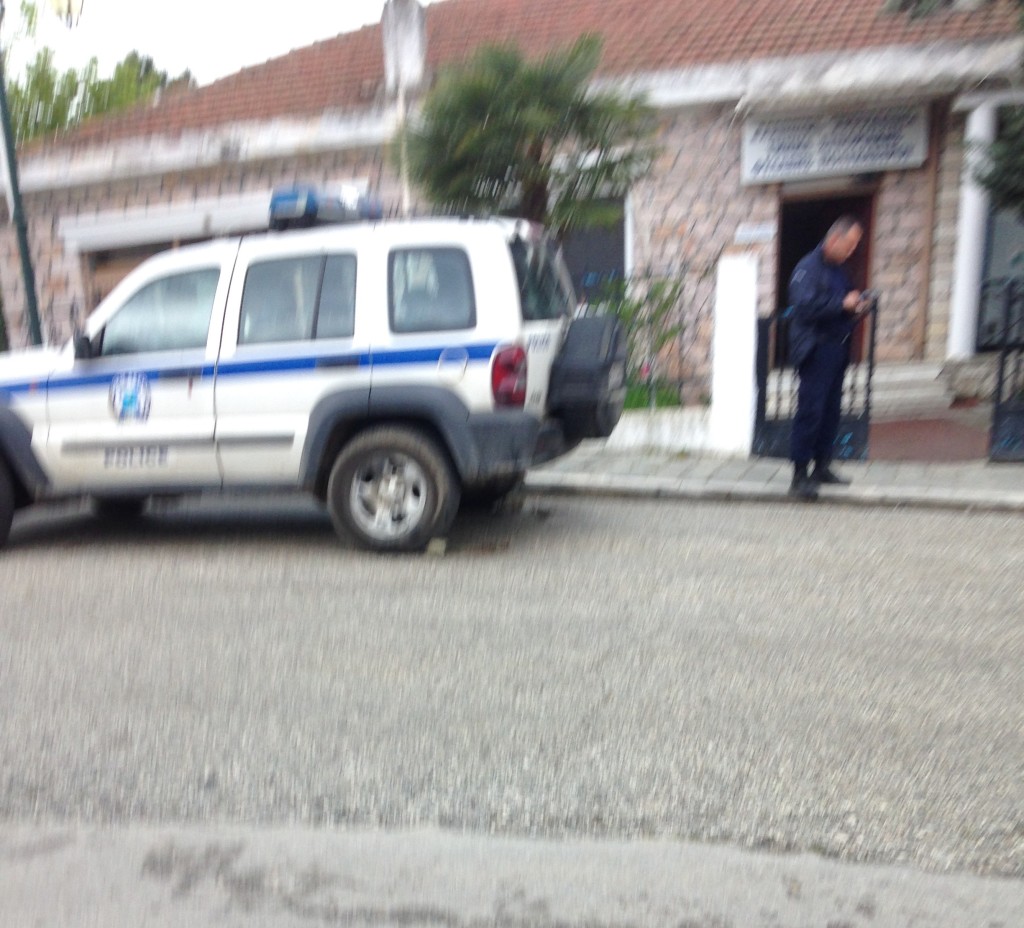 The only picture I got the station, after the arrest.