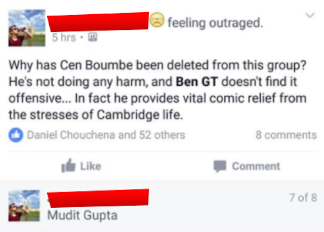 JCR under fire - fun police