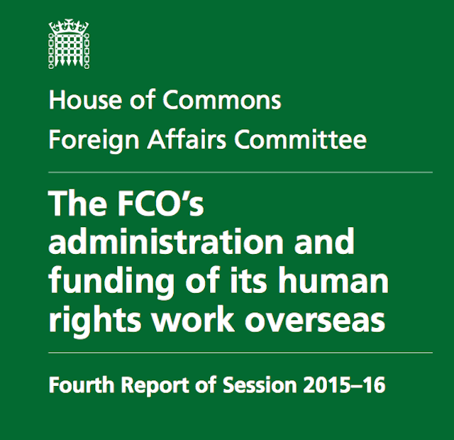 This report criticises the governments action over the murder