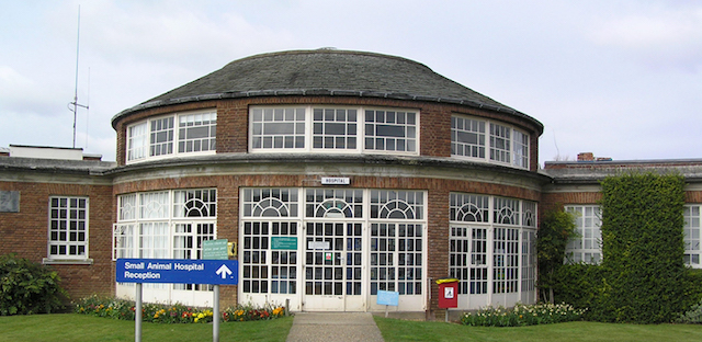 Canisters were taken from Cambridge Vet School