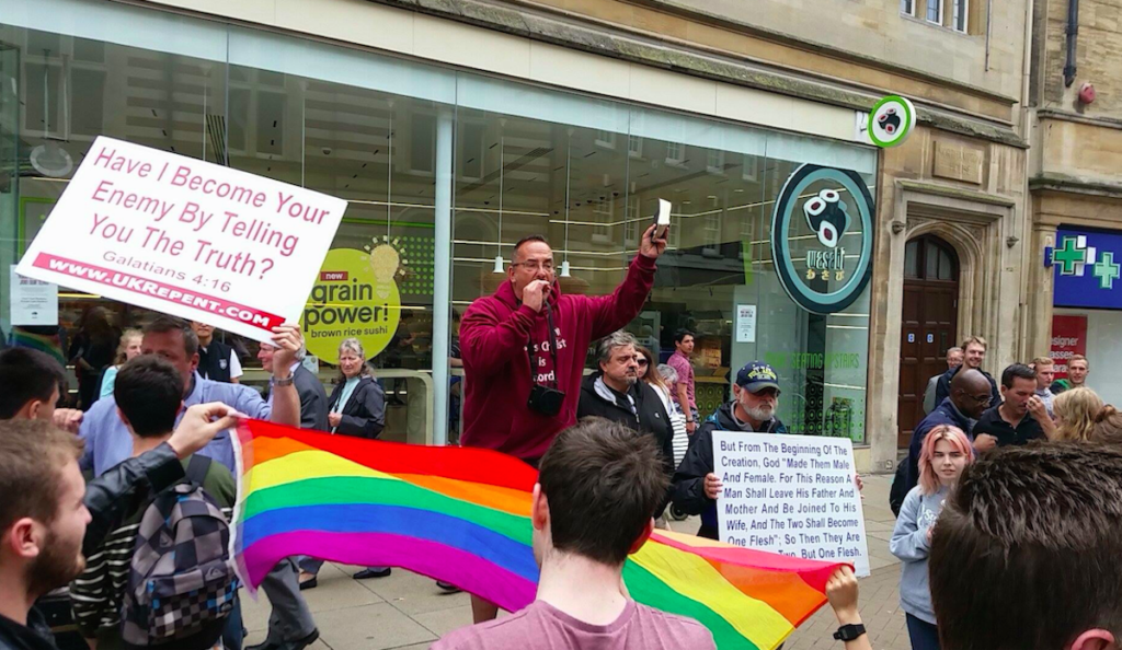The powerful response back to the hate preaching