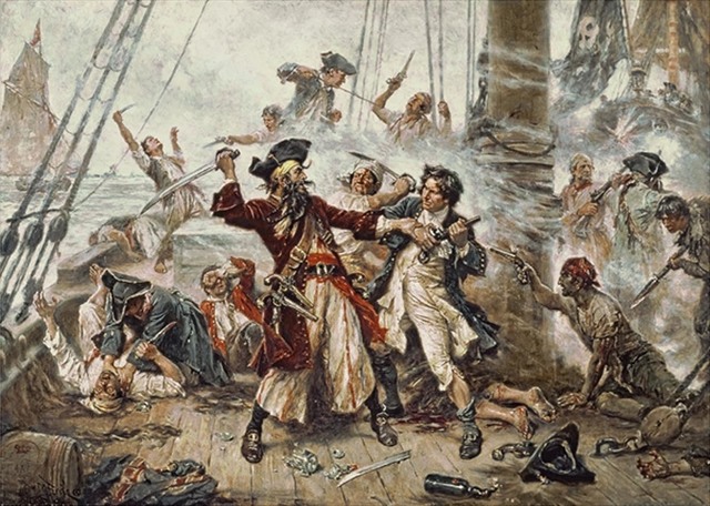 actual representation of pirates in corpus, anarchy ensuing
