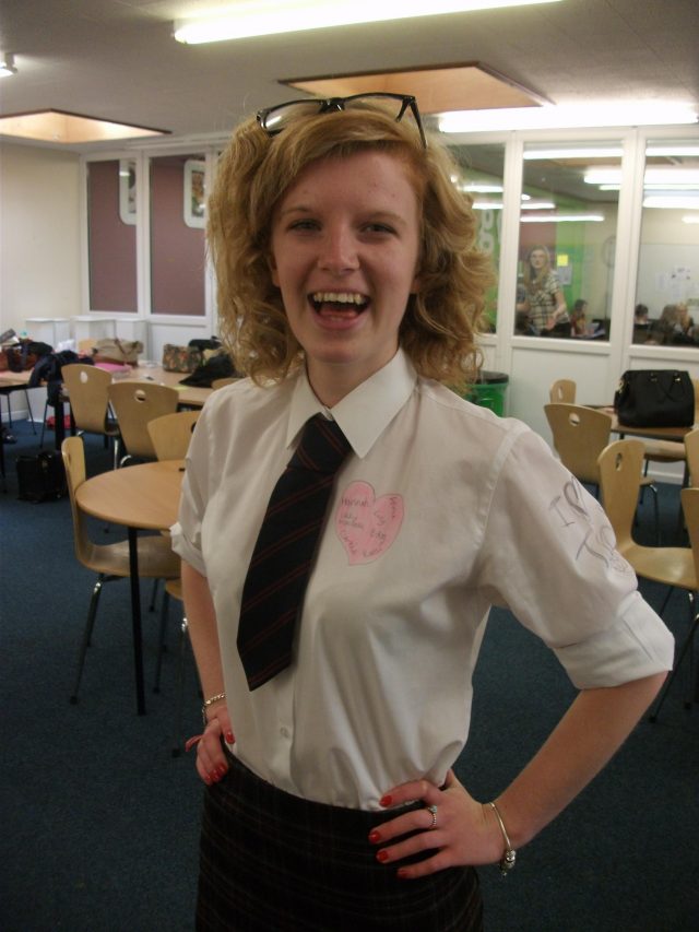Spot the grammar school girl
