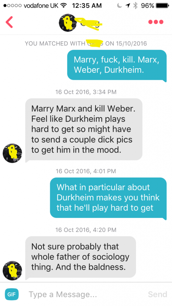 His argument is pretty solid.