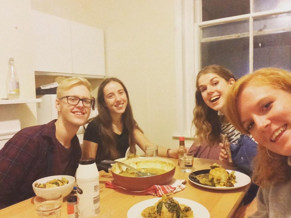 Oh so smug about not burning the house down. Winning at student life.