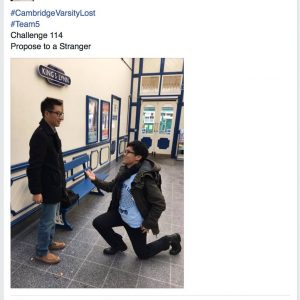 Better than proposing in spoons tbh